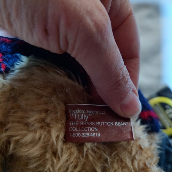 Brass Button Bear - Picture 6 of 6